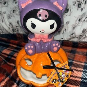 Kuromi pumpkin figurine